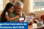 Argentina: Calendario de Pensiones Abril 2026 – Quién cobra, cuánto y cómo inscribirse
